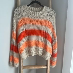 Striped Knit Sweater